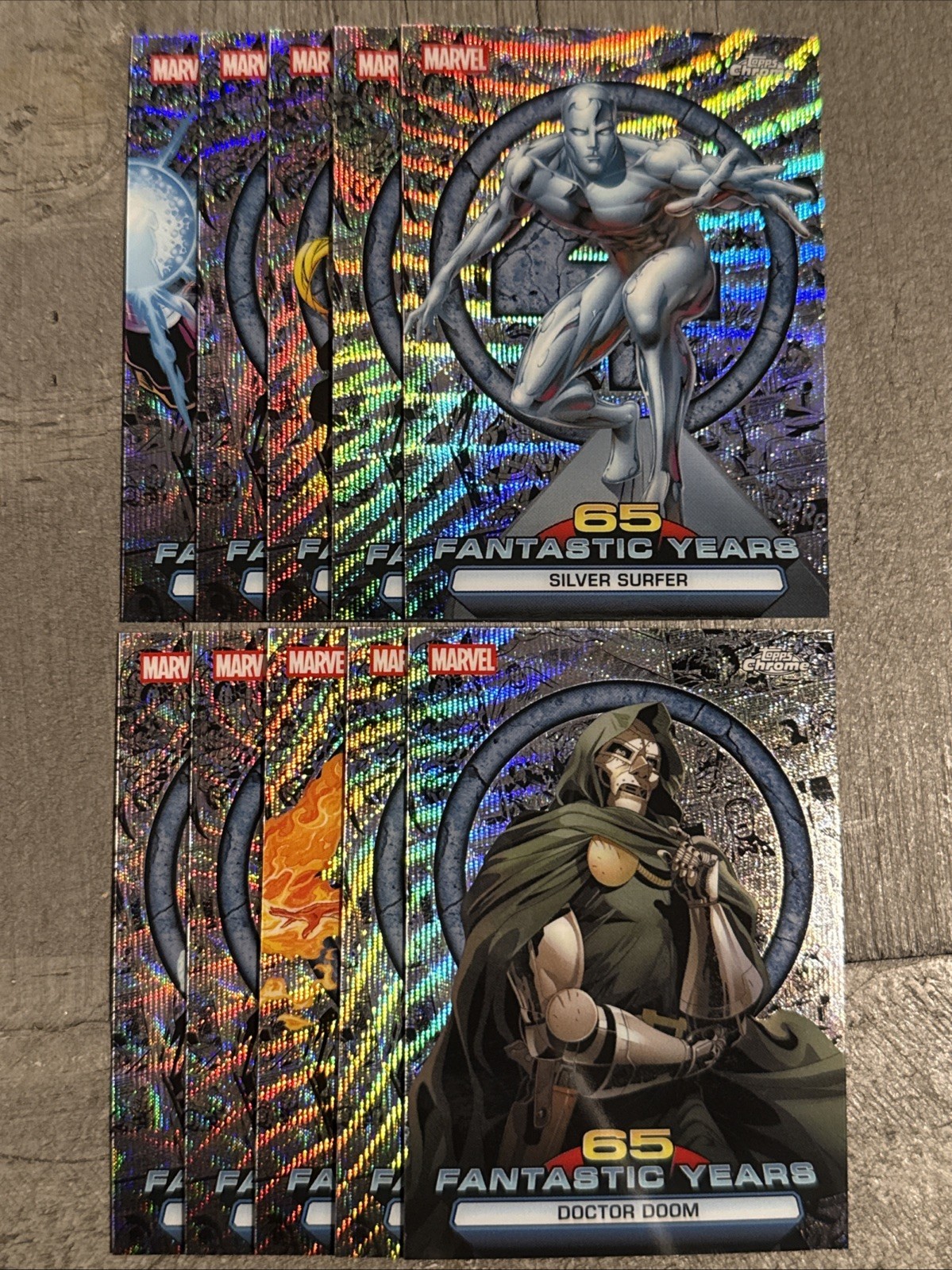 65 FANTASTIC YEARS 2026 Topps Chrome Marvel Comics Cards You Pick/Choose! READ*