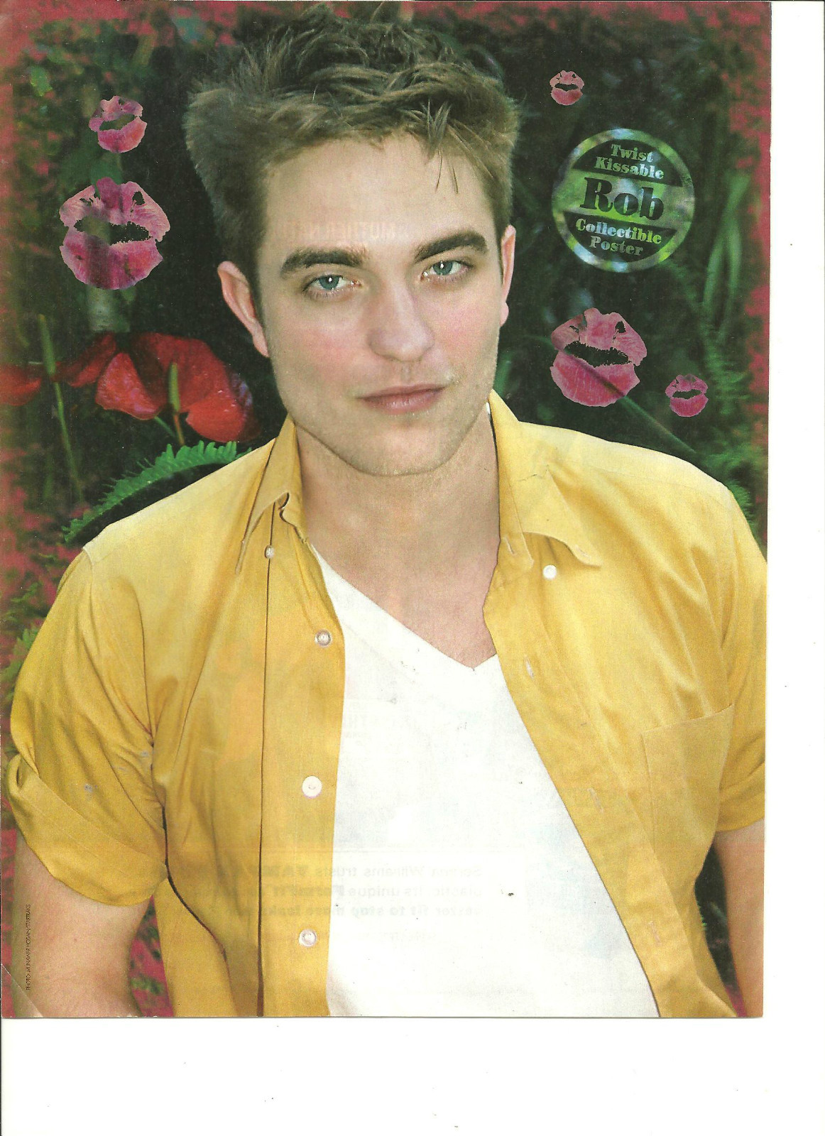 Robert Pattinson, Full Page Pinup