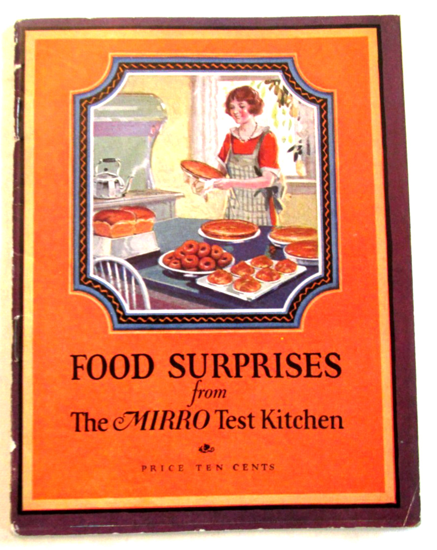 VTG Recipe Booklet Food Surprises Meals Mirro Aluminum Test Kitchen Ad 18p
