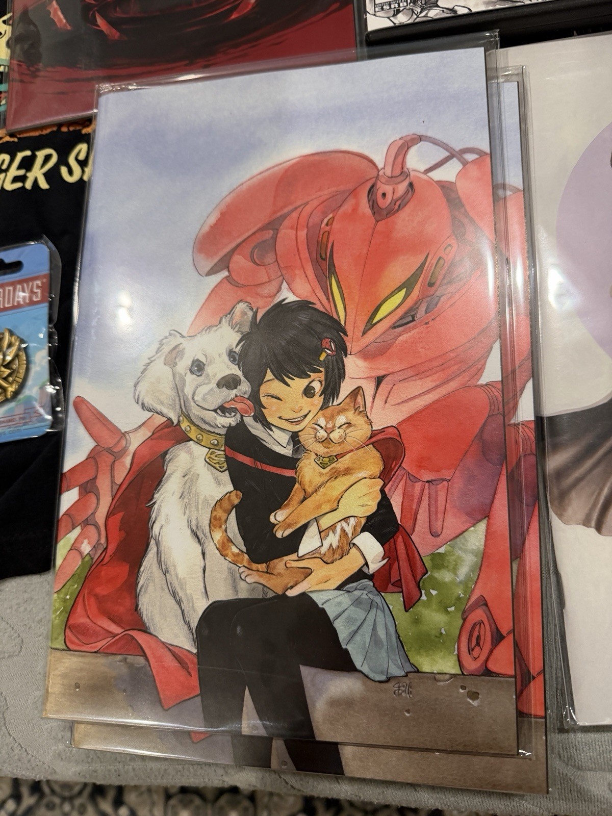 Spider-Man Superman #1 Trinity Sdcc 2026 Exclusive Virgin by Peach Momoko.