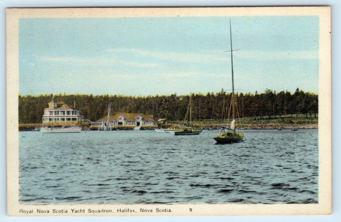 HALIFAX, Nova Scotia Canada ~ ROYAL NOVA SCOTIA YACHT CLUB Squadron Postcard
