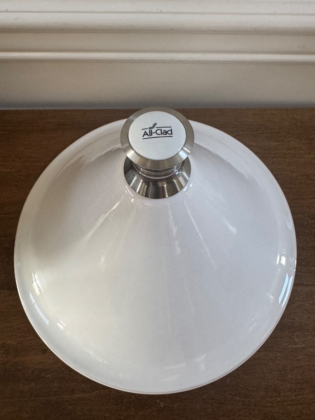 ALL-CLAD WHITE CERAMIC TAGINE REPLACEMENT LID ONLY CONICAL COOKWARE TOP