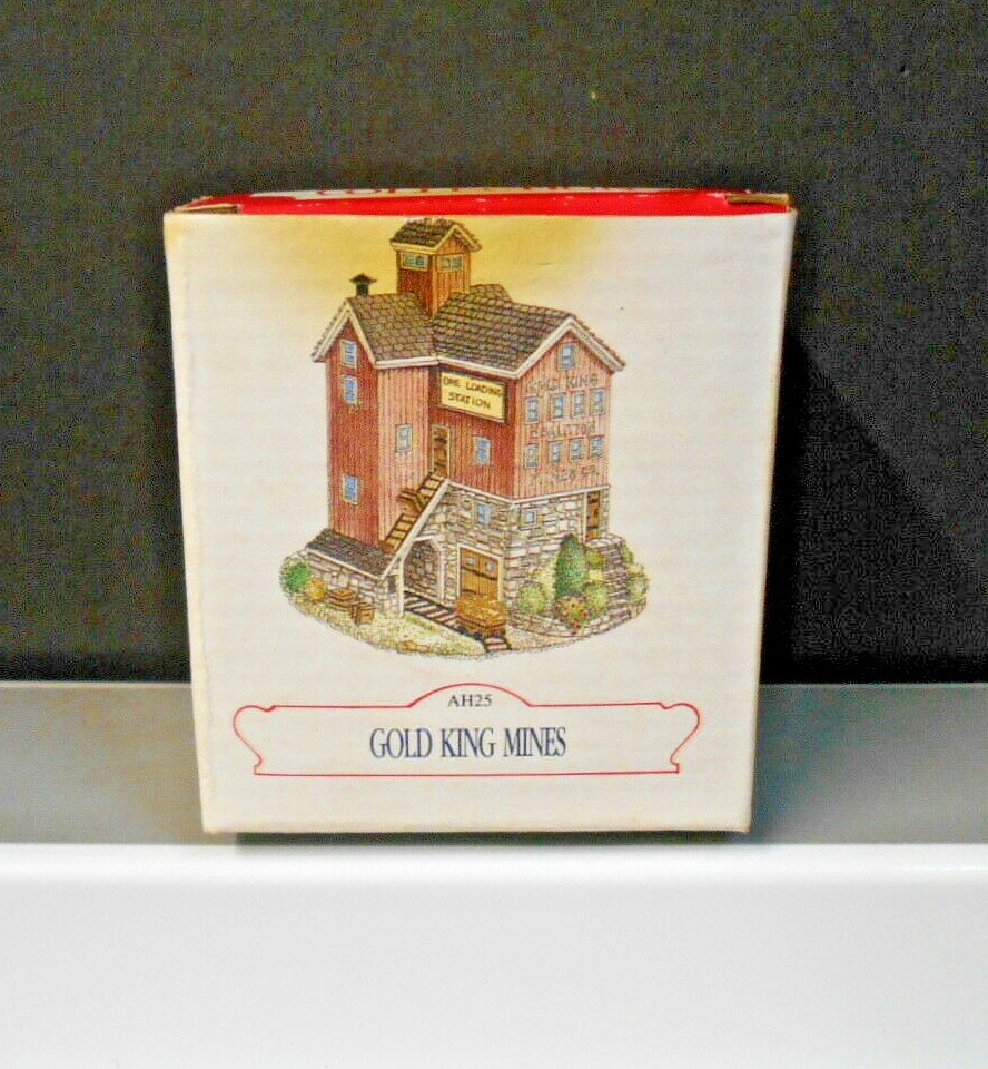 THE AMERICAN COLLECTION AH 25 MINI PORCELAIN “GOLD KING MINES” FIGURINE