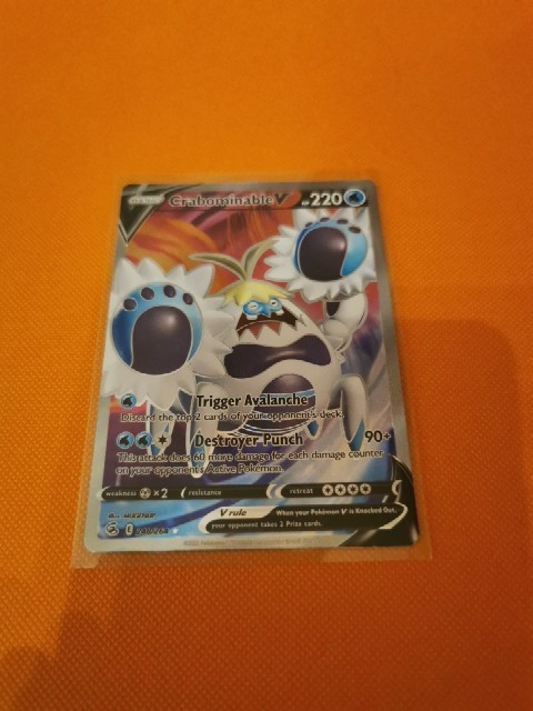 Crabominable V (Full Art) 248/264 Swsh08: Fusion Strike Holo