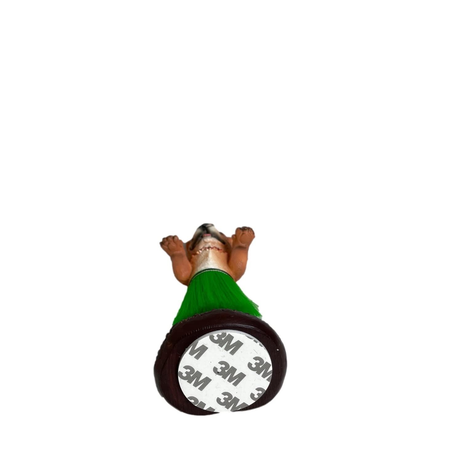 English Bulldog Hula Dashboard Figurine 6″ – Cute Car Decor, Pet Lover Gift