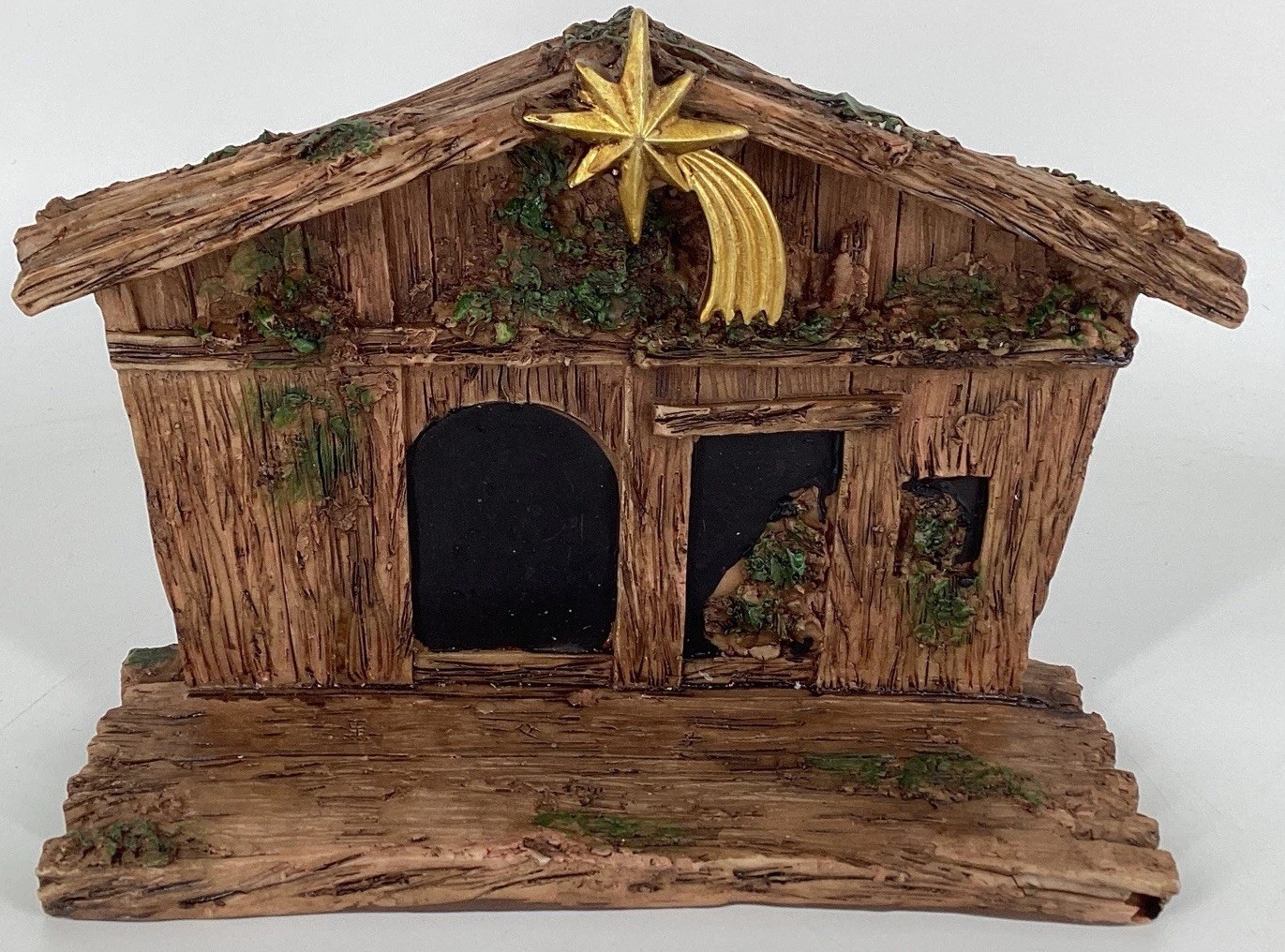 Kirk Adler Christmas Nativity Set With Stable, 12-Piece Set Resin Jesus Manger