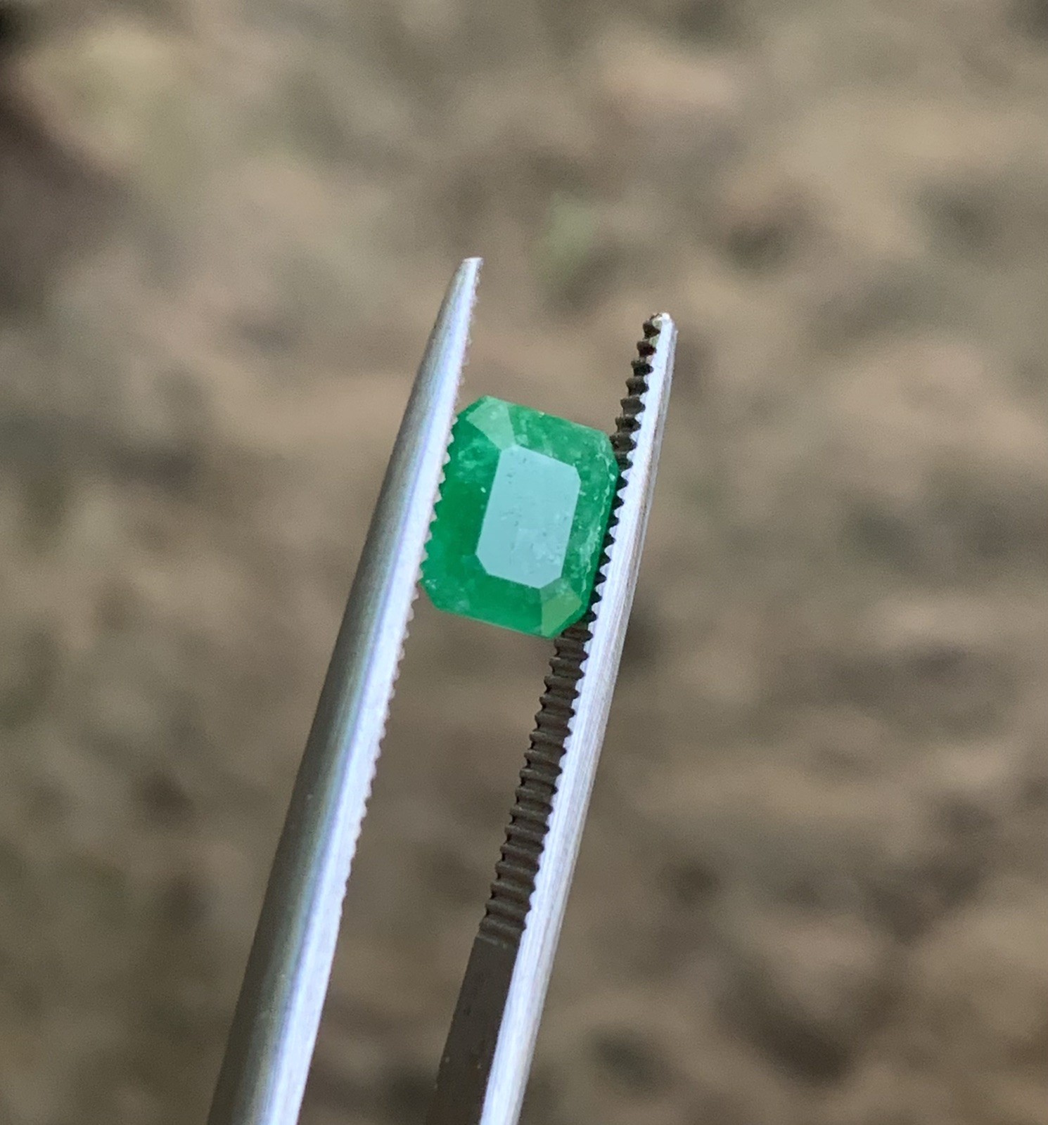 0.80 Ct Natural Emerald Loose Gemstone From Swat Pakistan.