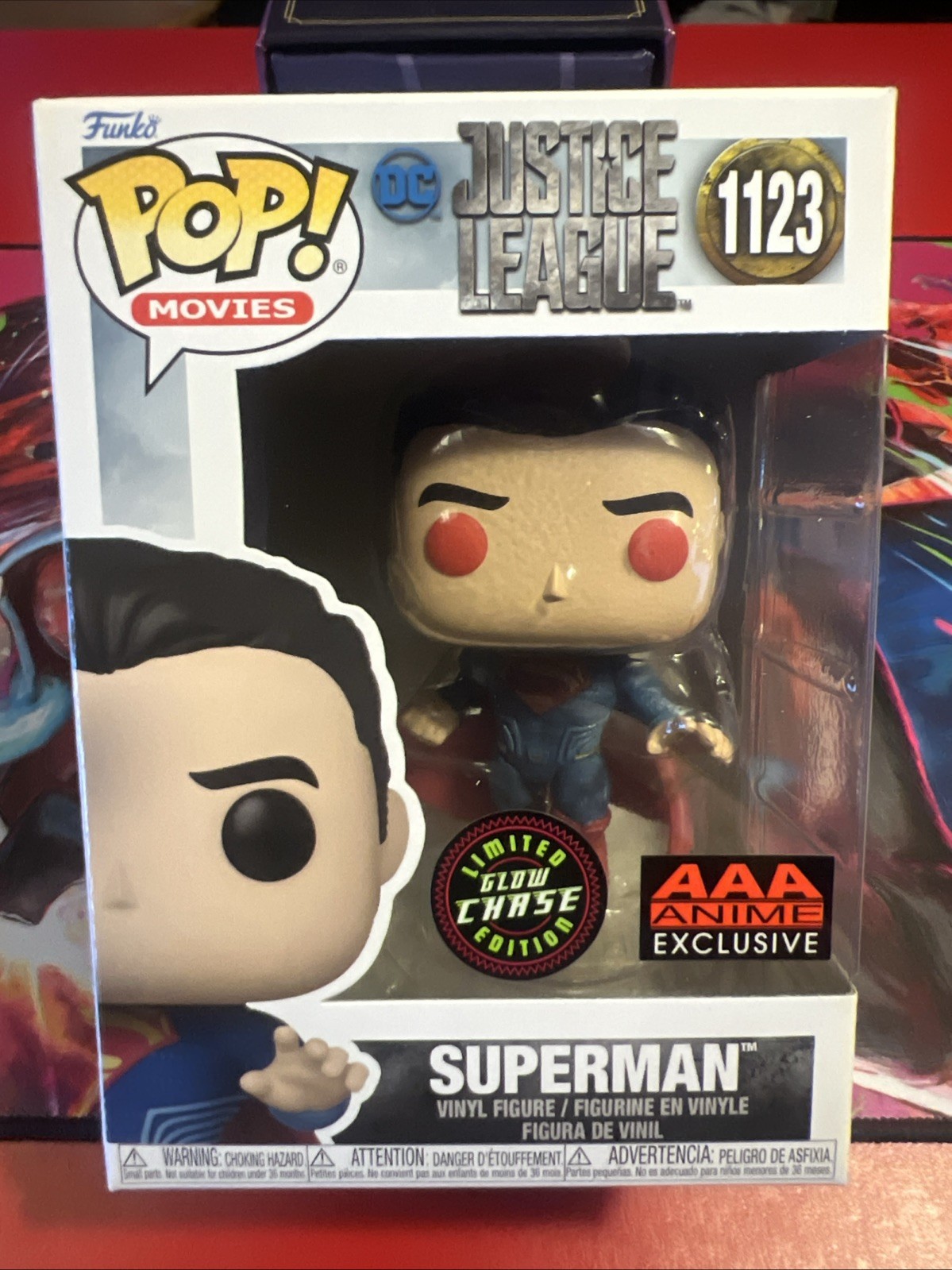 Funko Pop! Vinyl: DC Universe – Superman (Chase) (GITD) – AAA Anime W/ Protector