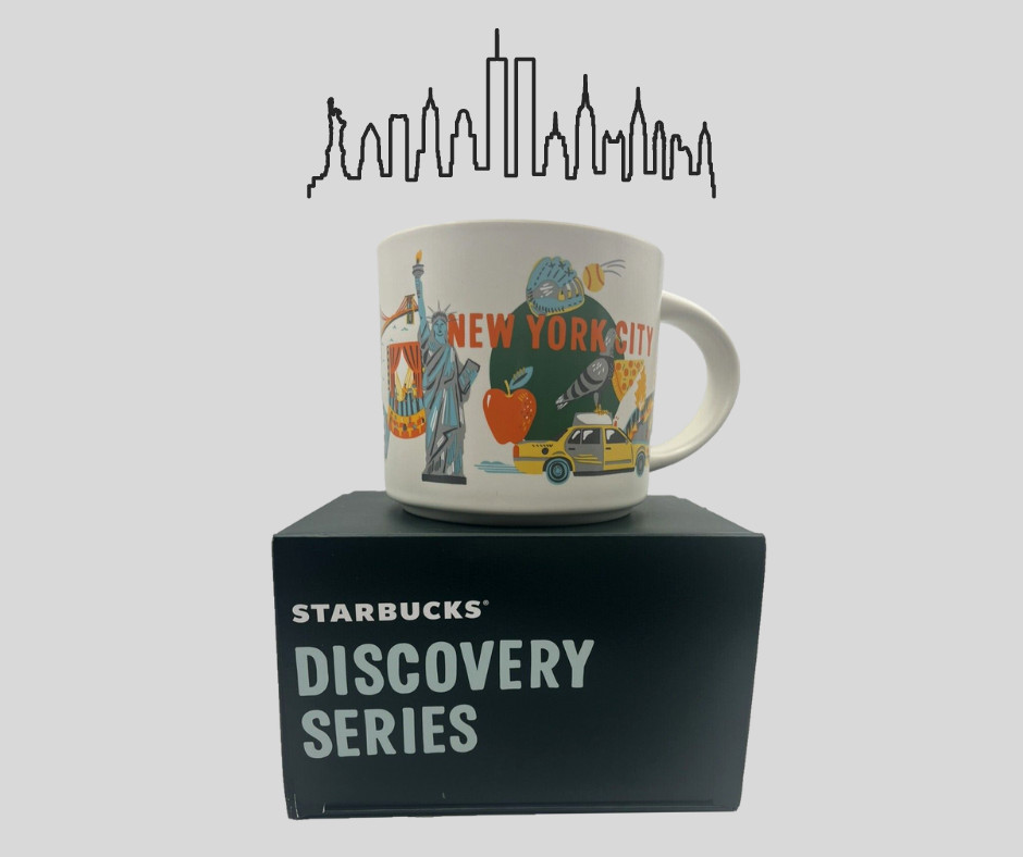 Starbucks New York City Coffee Mug Discovery Series Statue Liberty NYC Collect
