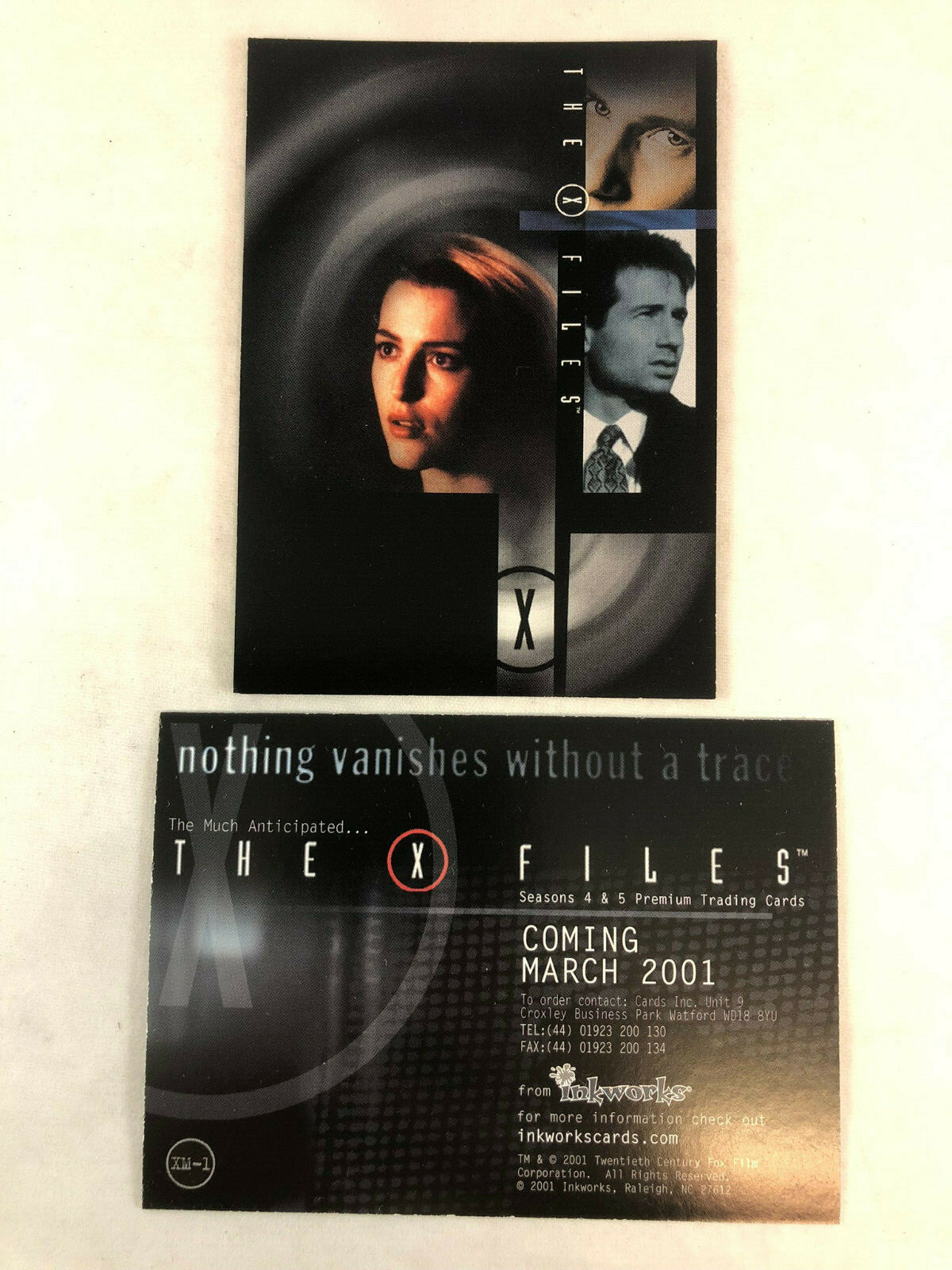 CHEAP PROMO CARD: THE X-FILES SEASON 4 & 5 Inkworks 2001 #XM-1
