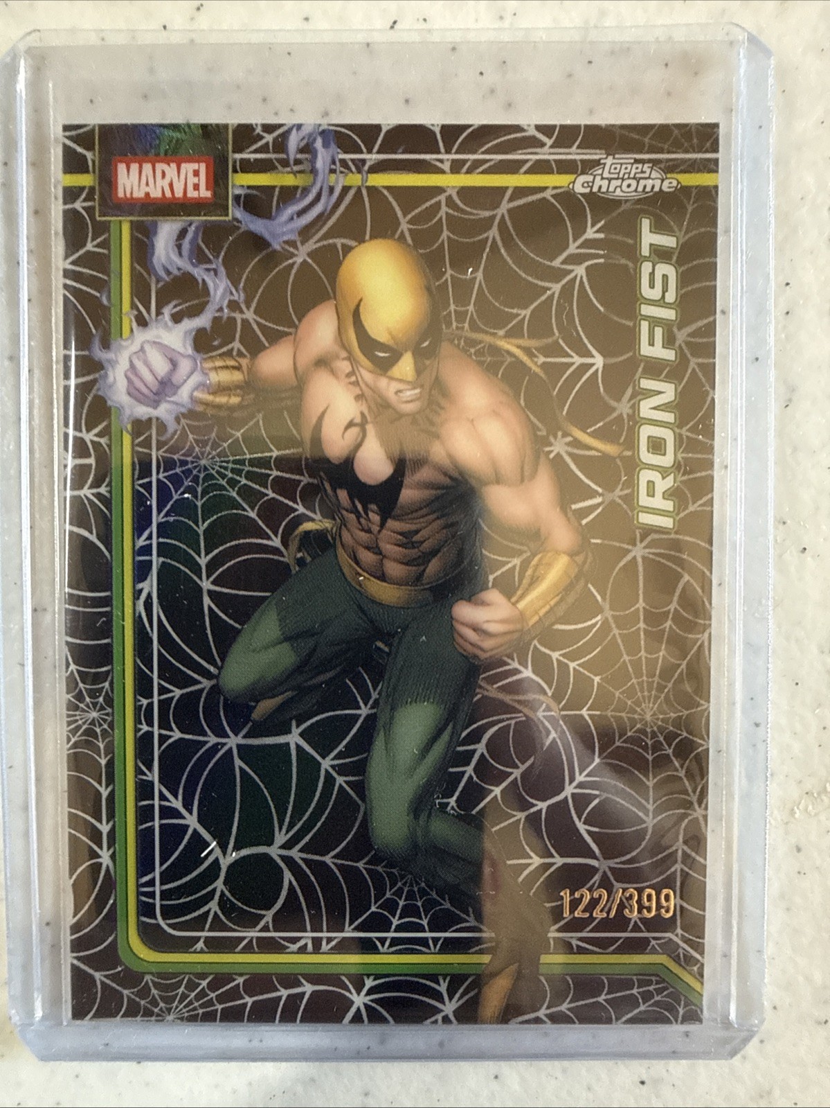 Topps 2026 Topps Chrome Marvel Iron Fist #056 Parallel Serial Numbered /399
