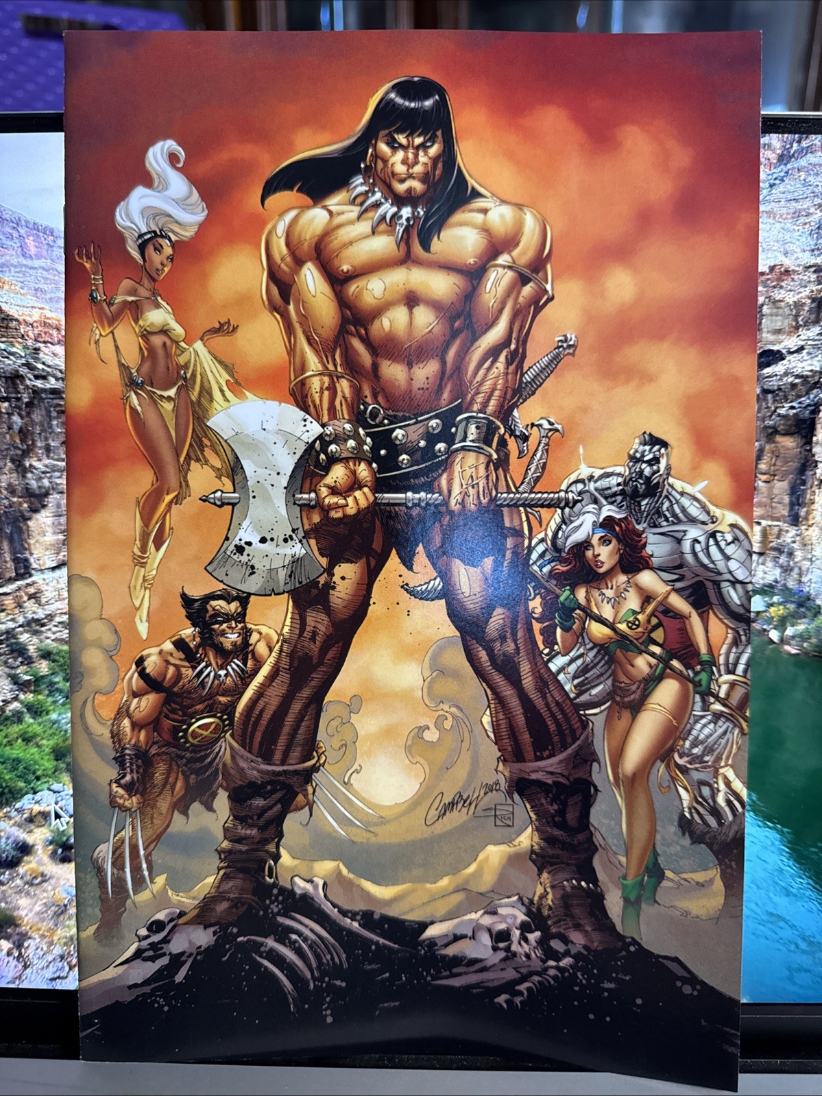 CONAN THE BARBARIAN #1 NM UNKNOWN COMICS J SCOTT CAMPBELL EXCLUSIVE VIRGIN