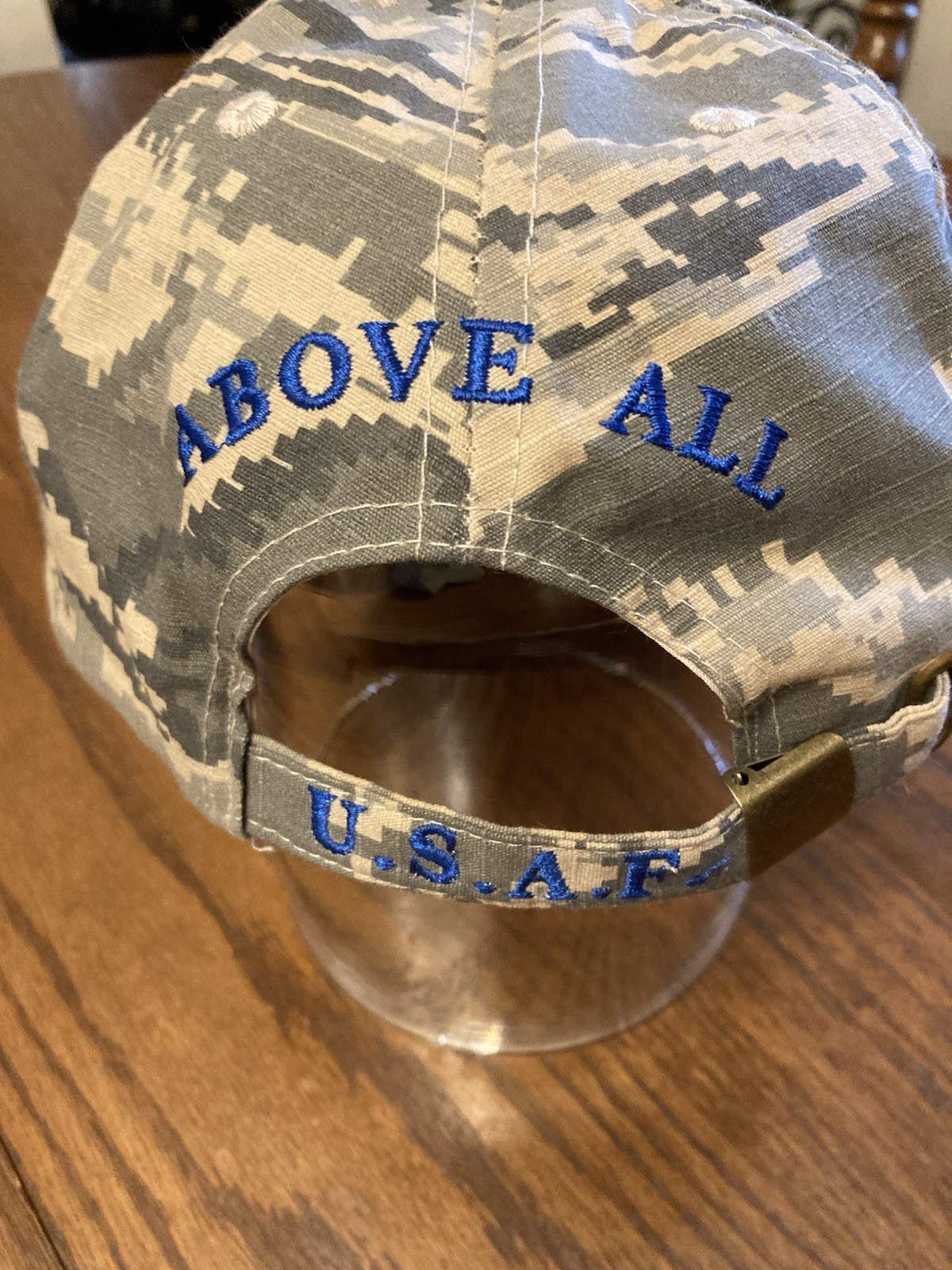 United States Air Force Logo Camo Hat U.S.A.F. ABOVE ALL