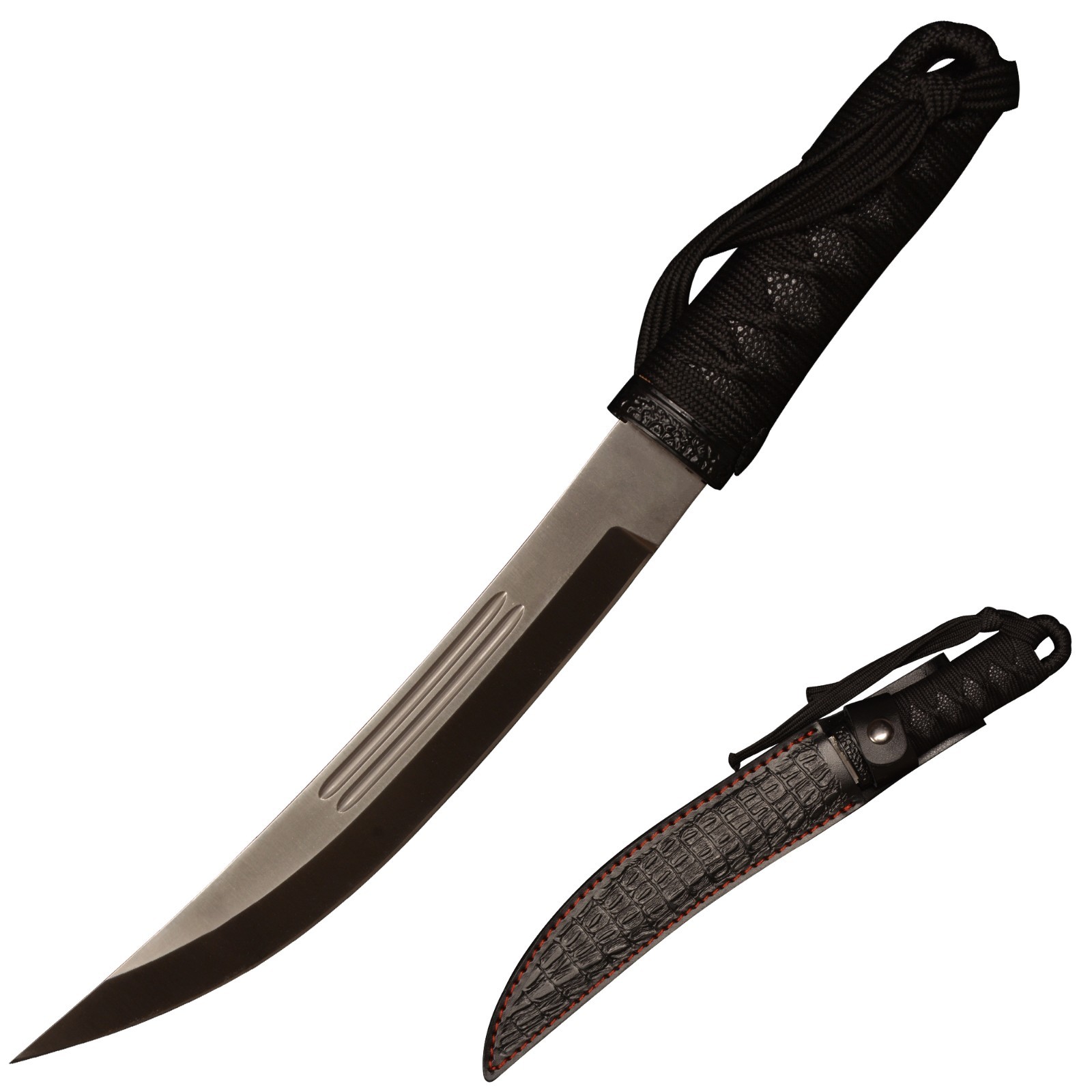 Japanese Tanto / Stainless Steel Craft Short Blade / Leather Sheath