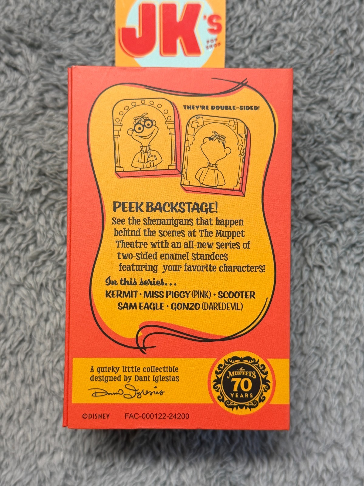 Disney The Muppets Scooter Pin D23 70th Anniversary Series One LE 400