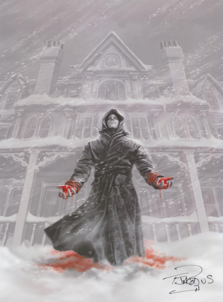 Goosebumps Artist Tim Jacobus SIGNED Art Print ~ Stephen King The Shining Cover