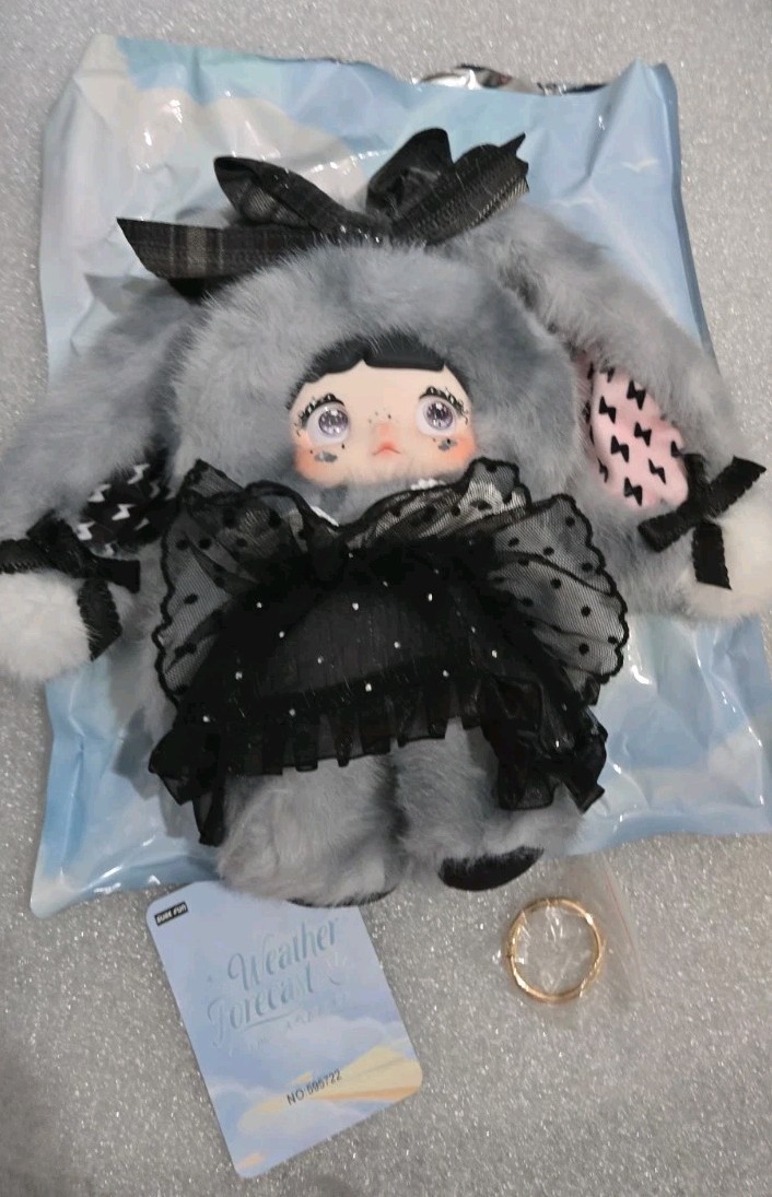 Nommi Weather Forecast Darkness Plush Blind Box OPEN Bag, Taken Out For Pictures