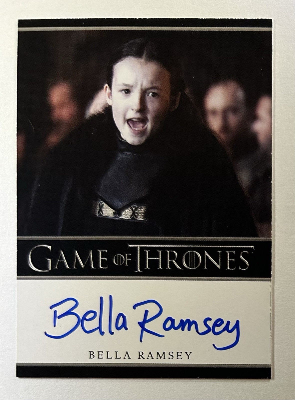 2018 HBO Game Of Thrones Autograph Bella Ramsey Lady Lyanna Marmont Auto