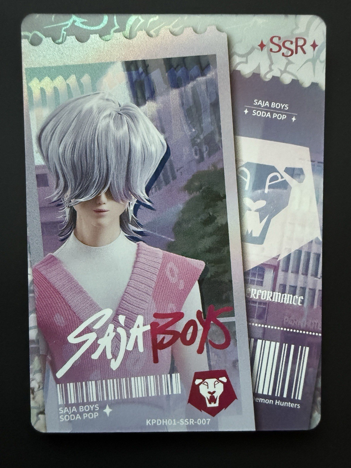 SAJA BOYS MYSTERY SSR KAYOU K-POP DEMON HUNTERS NETFLIX KPDH01-SSR-007 FOIL
