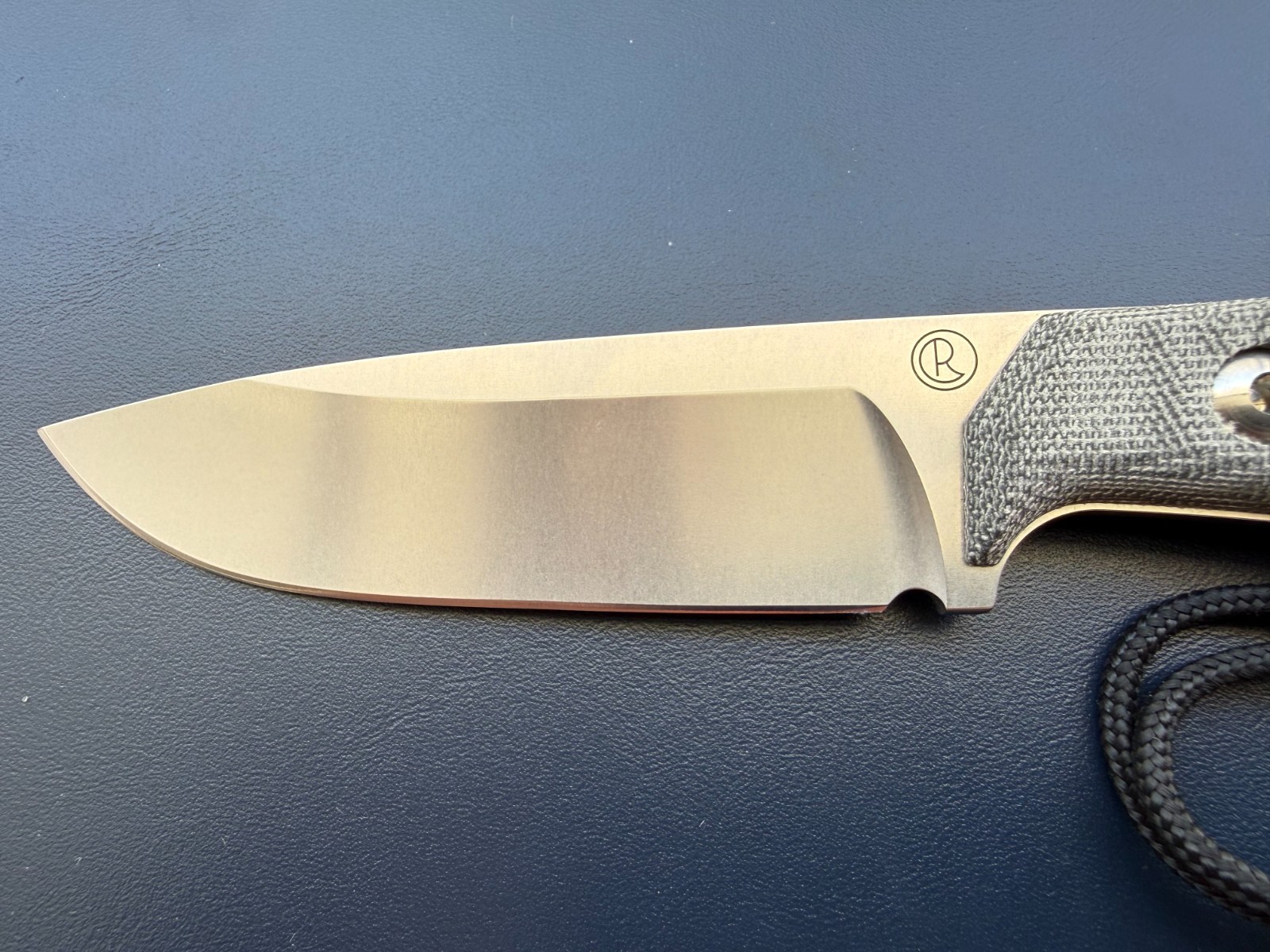 Chris Reeve Backpacker BPR-1000 MagnaCut Fixed Blade Knife Black Micarta Sheath