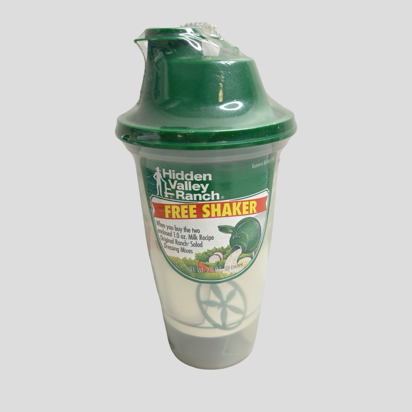 Vintage 1991 Hidden Valley Ranch Dressing Shaker Lunch Container New Sealed