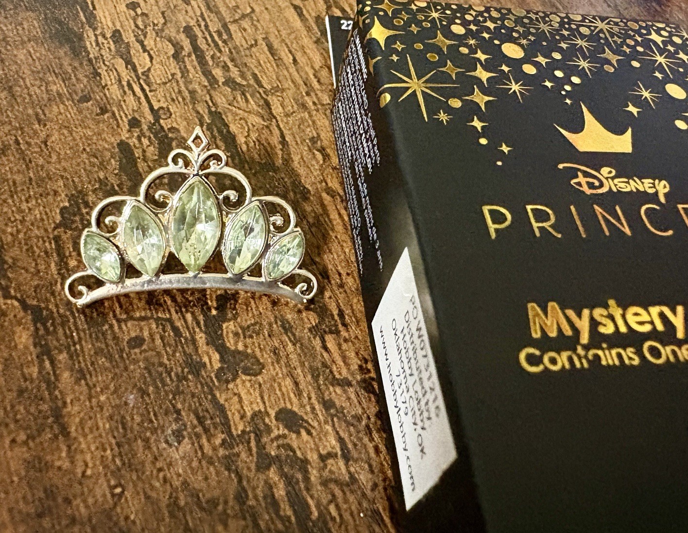 Disney Princess And The Frog Tiana Crown Tiara Pin Hobby Lobby Mystery Set