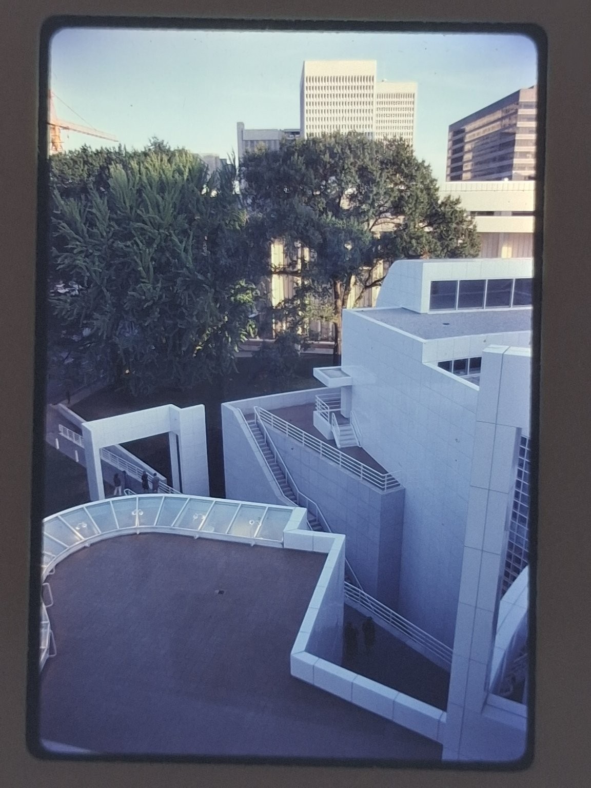 Modern Architecture City Kodachrome Slide 1983 Urban Landscape Design