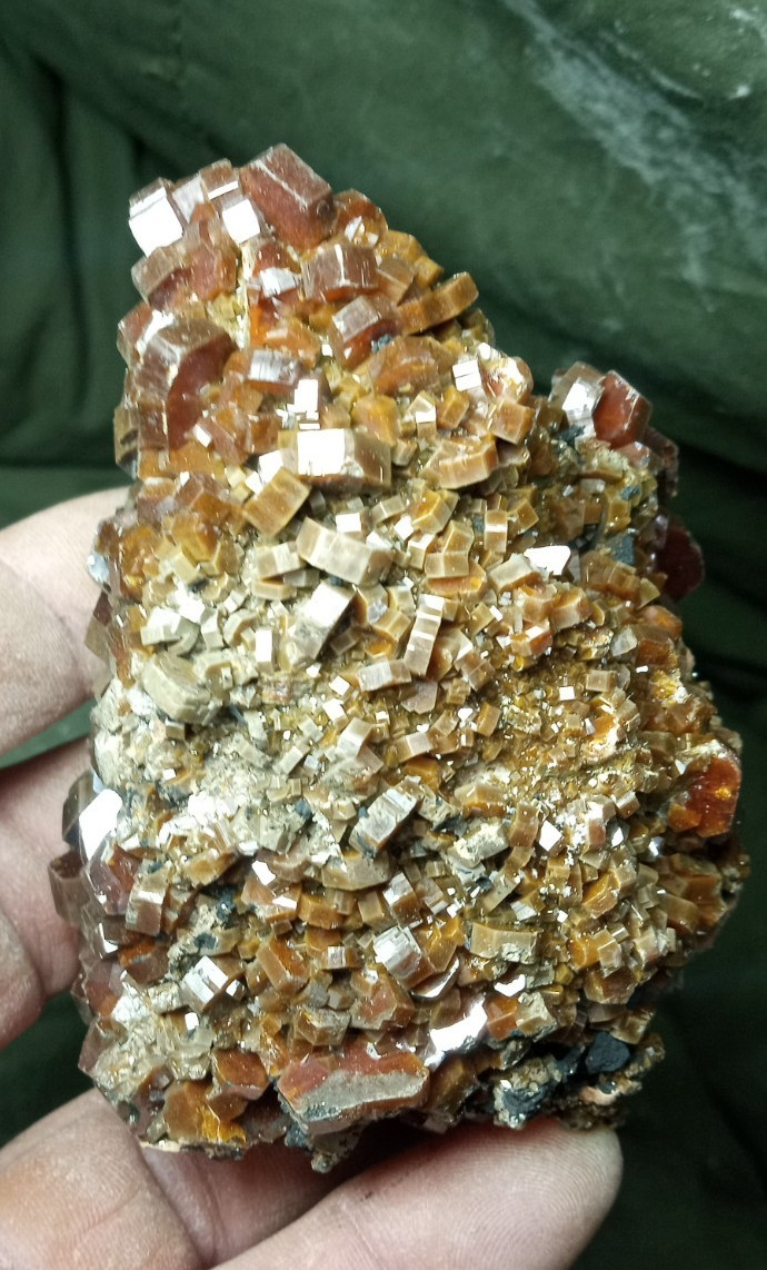 3 inch 13 oz VANADINITE Crystal cluster MIBLADEN MOROCCO