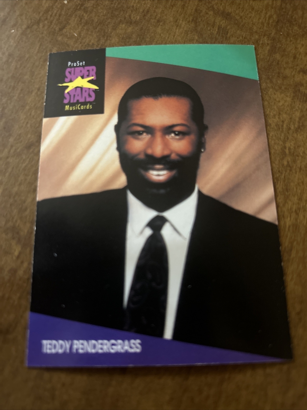 TEDDY PENDERGRASS CARD #131 PROSET MUSICARDS 1991 PROSET