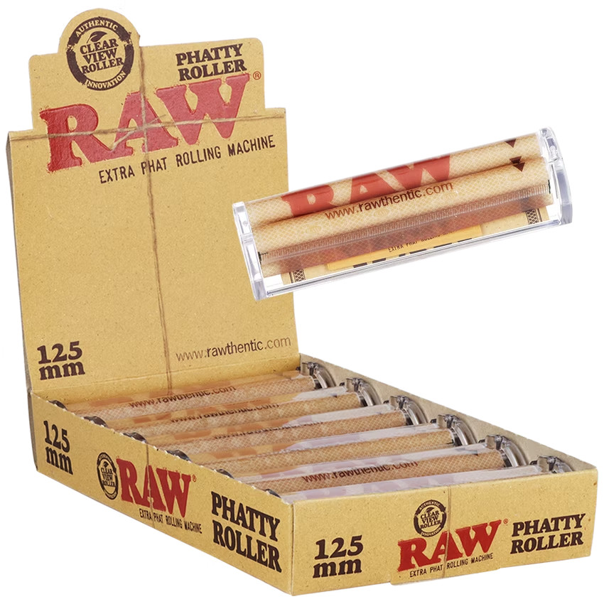 RAW Phatty 125 mm Crystal Clear Tripple Strength Cigarette Rolling Paper Machine