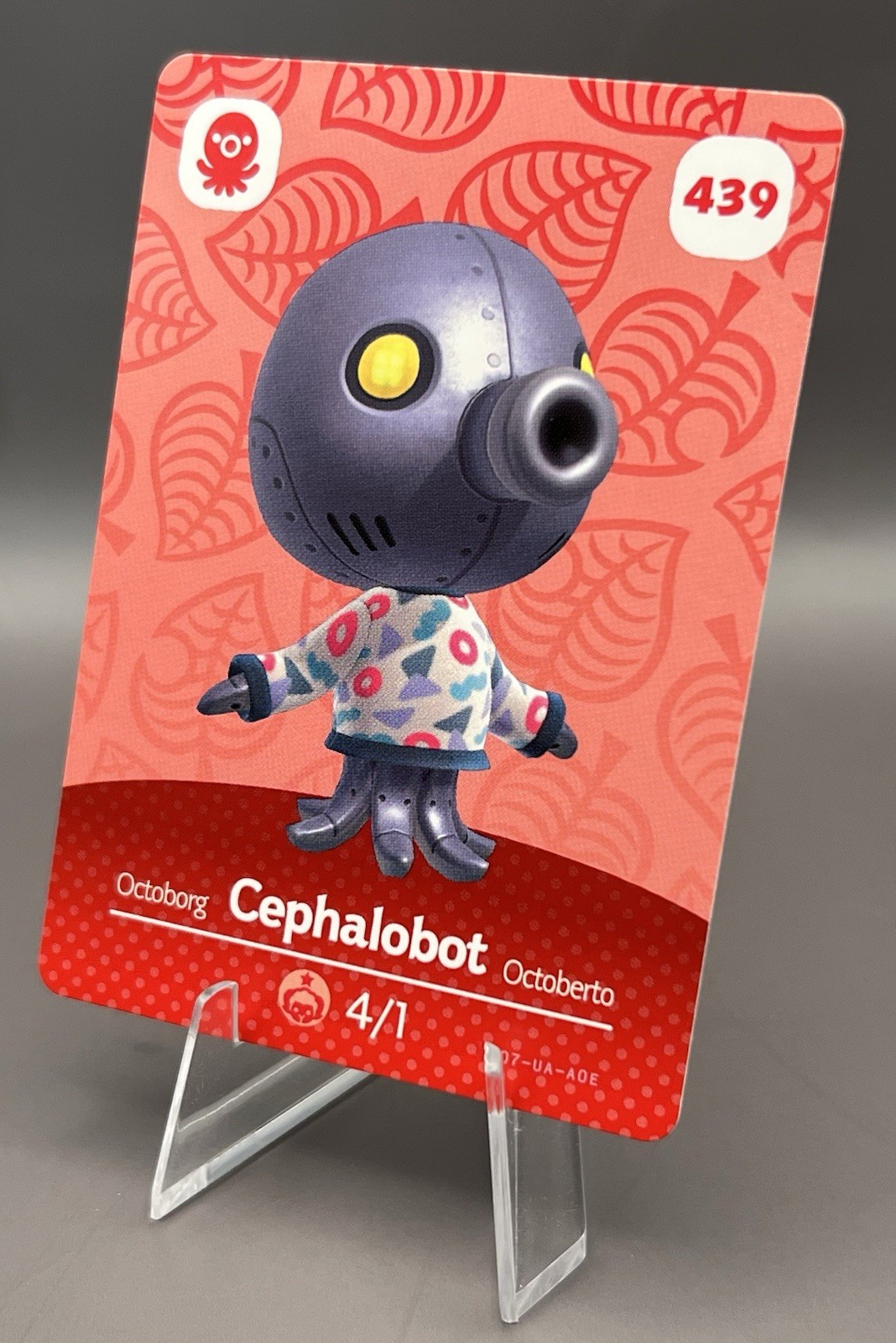 439 Cephalobot – Animal Crossing Amiibo Card – Series 5 – Authentic NM