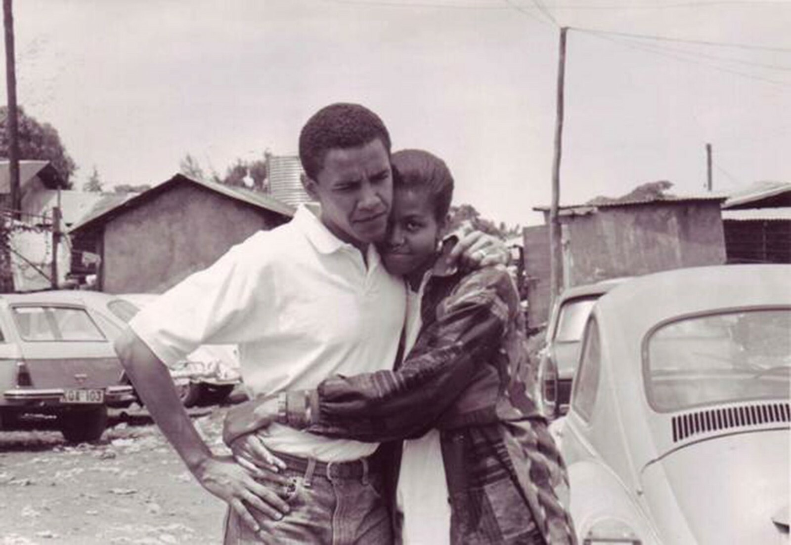 Young Barack and Michelle Obama President & First Lady Photo Picture 8 x 10