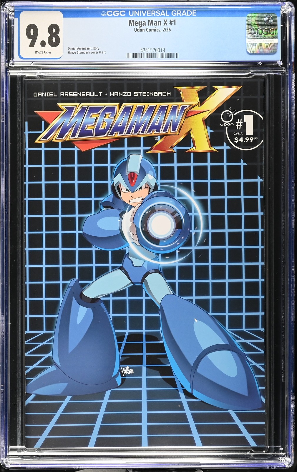 Mega Man X 1 CGC 9.8