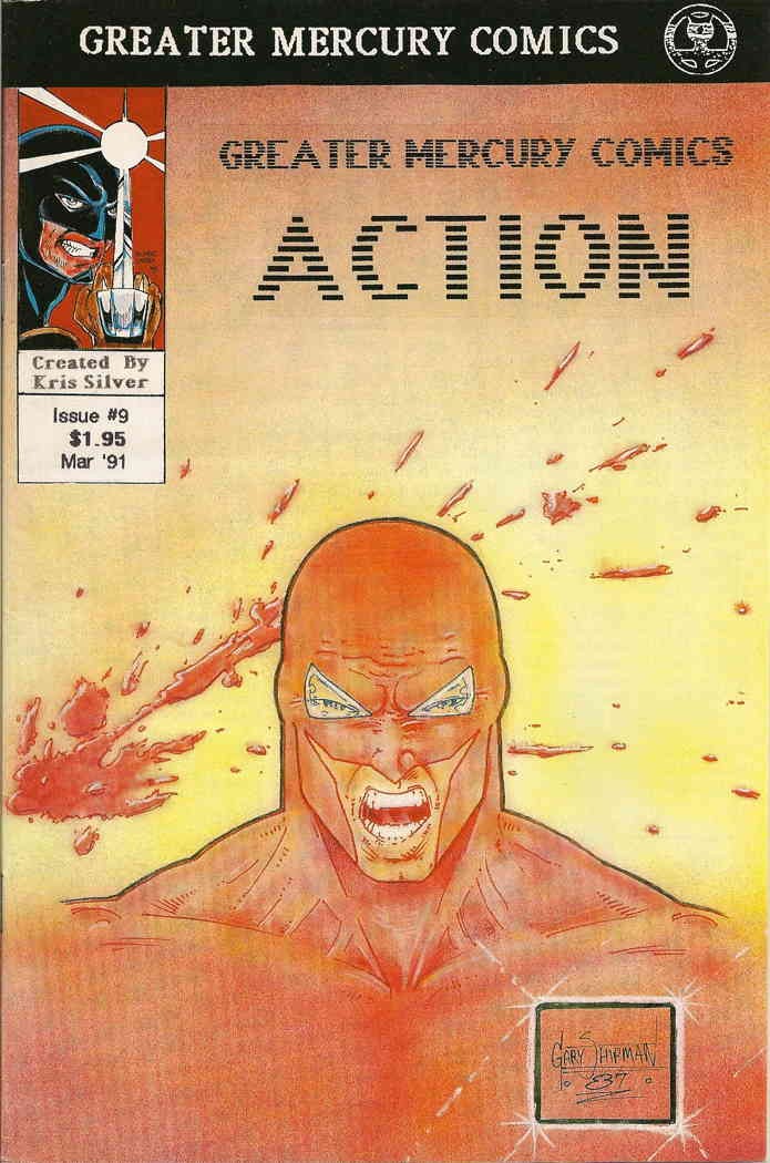 Greater Mercury Comics Action #9 VF; Greater Mercury | Grips Tim Vigil – w/Bag+B