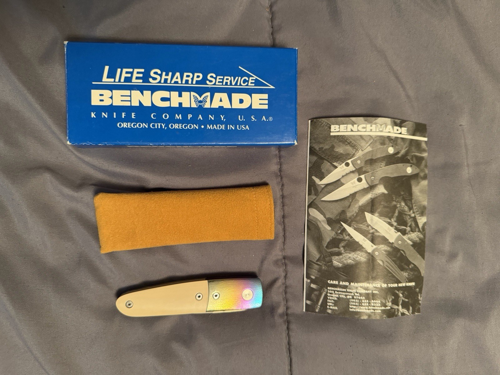 Benchmade Model 850, Mel Pardue Design, New In Box With Papers