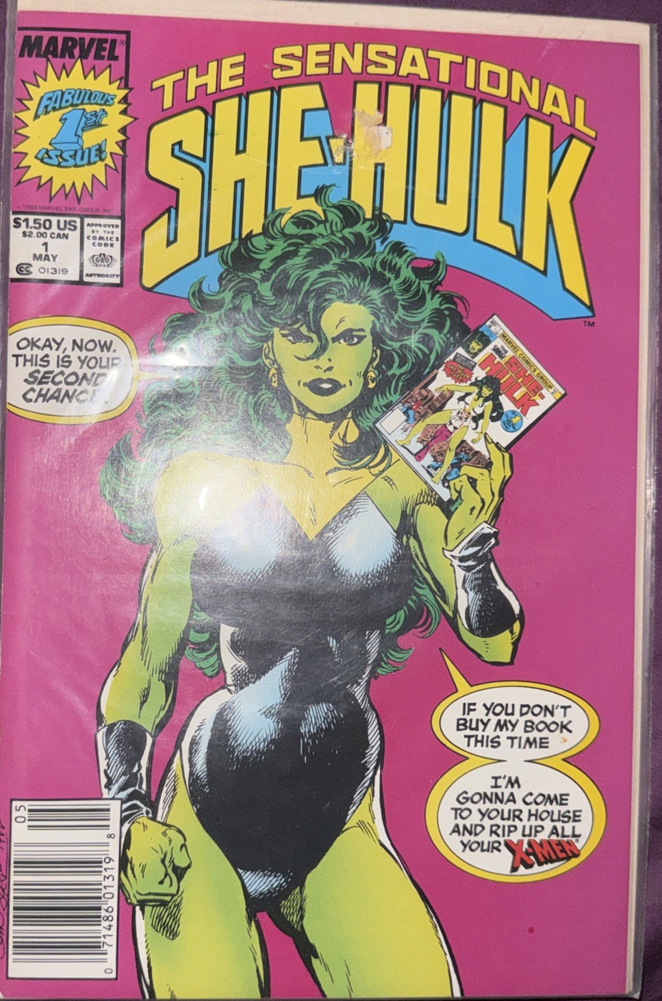 The Sensational She-Hulk #1 1st Print Great Condition Marvel Comics 1989