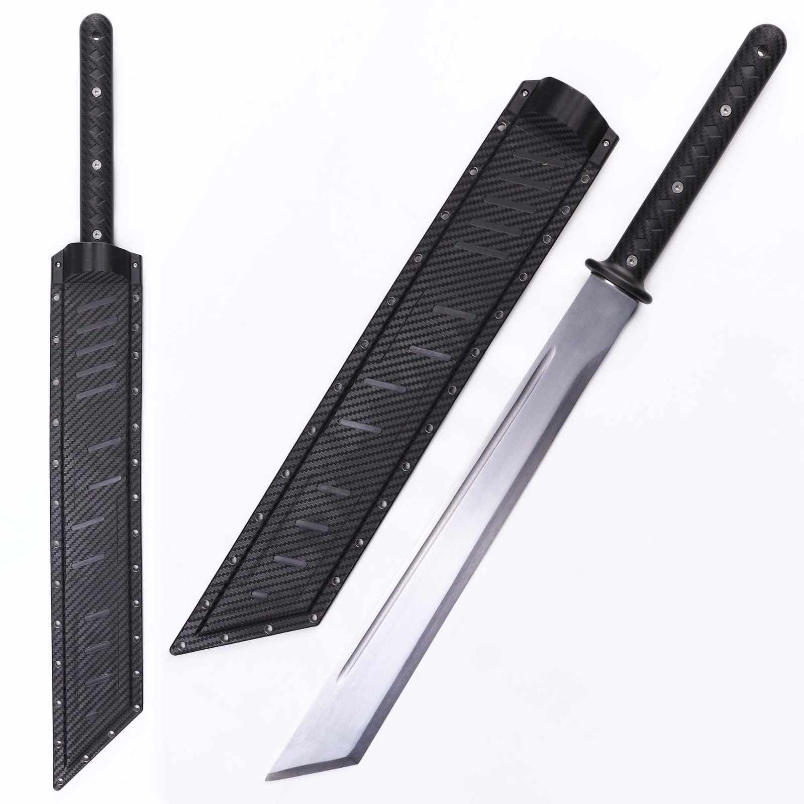 31.69 “Tactical Big Knife Weapon Collection Martial Arts Practice Swords