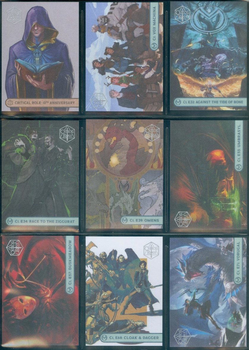 Critical Role 10th Anniversary Trading Cards: CHOOSE YOUR CARD!