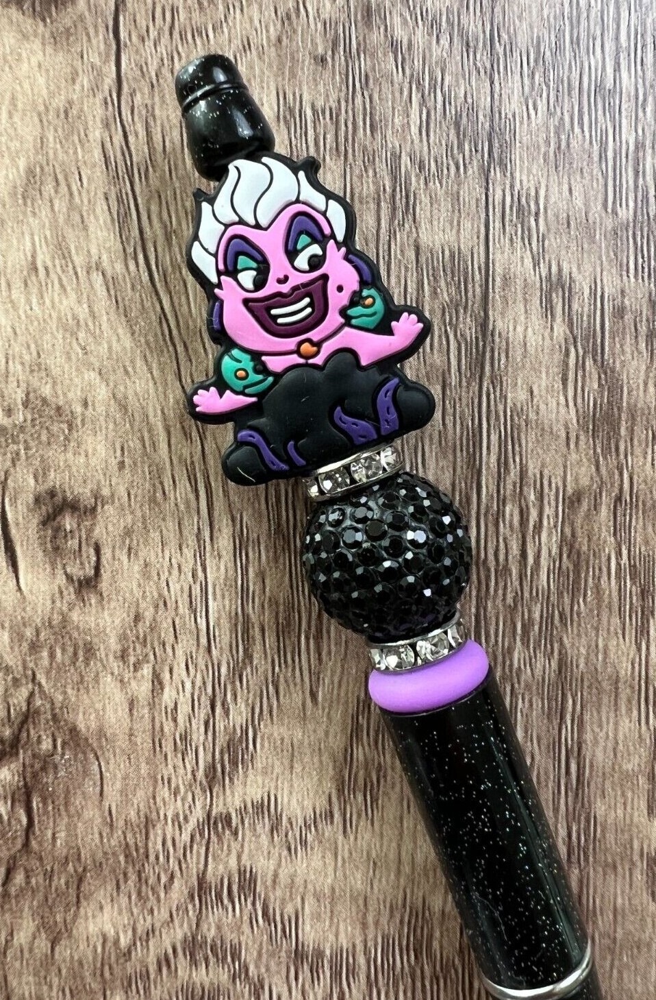 Handmade pens! Silicone and acrylic beads. Bling pen. Villians! Queens! Disney!