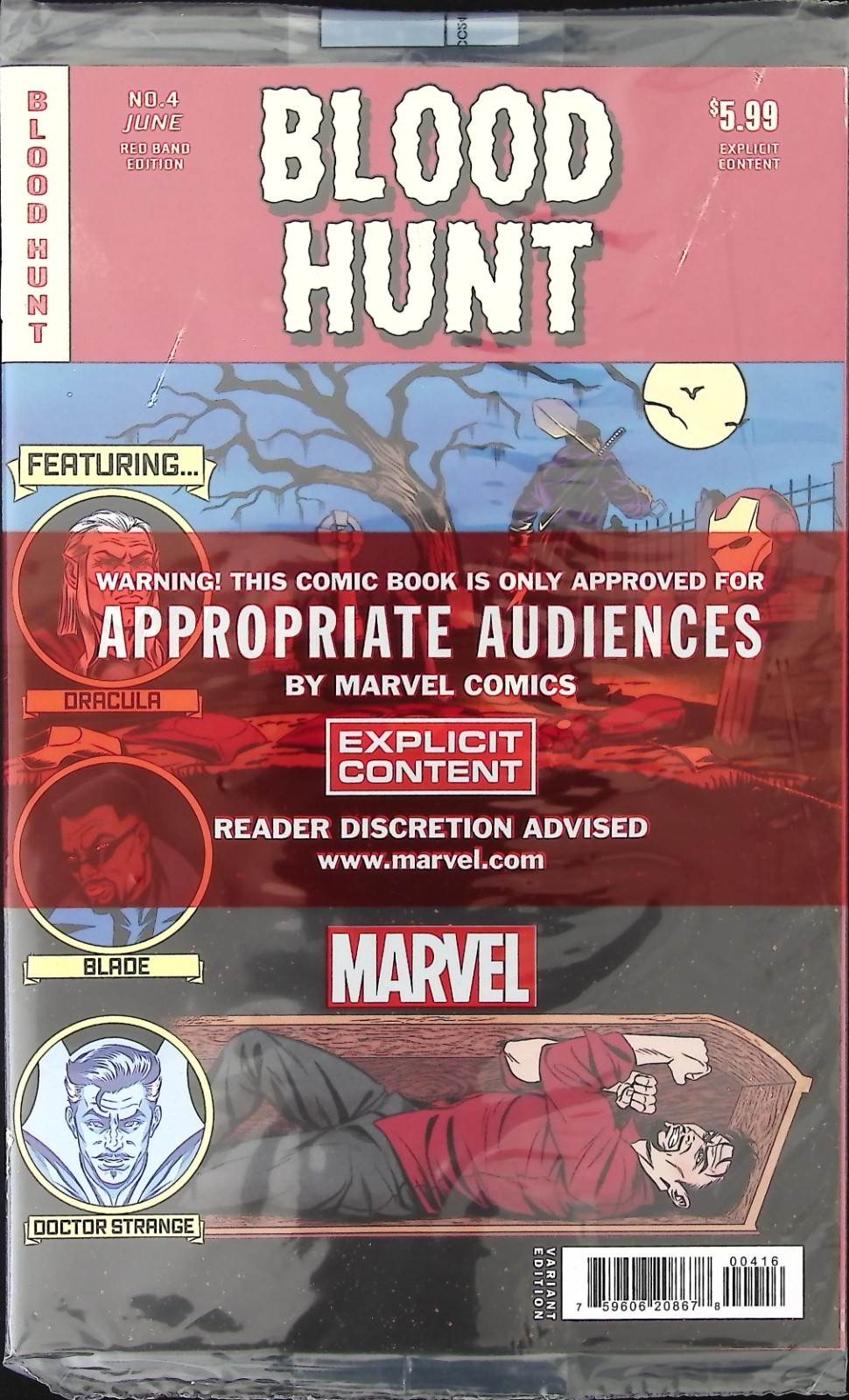 Blood Hunt Red Band Edition #4 1:25 Betsy Cola Variant Marvel Sealed R16