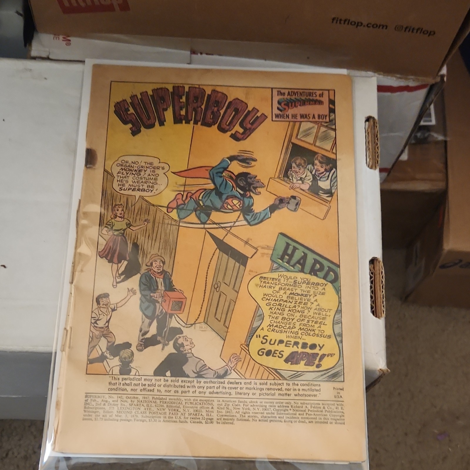 DC Comics Superboy #142 (1967) Superboy Goes Ape! Single Issue Siegel Shuster