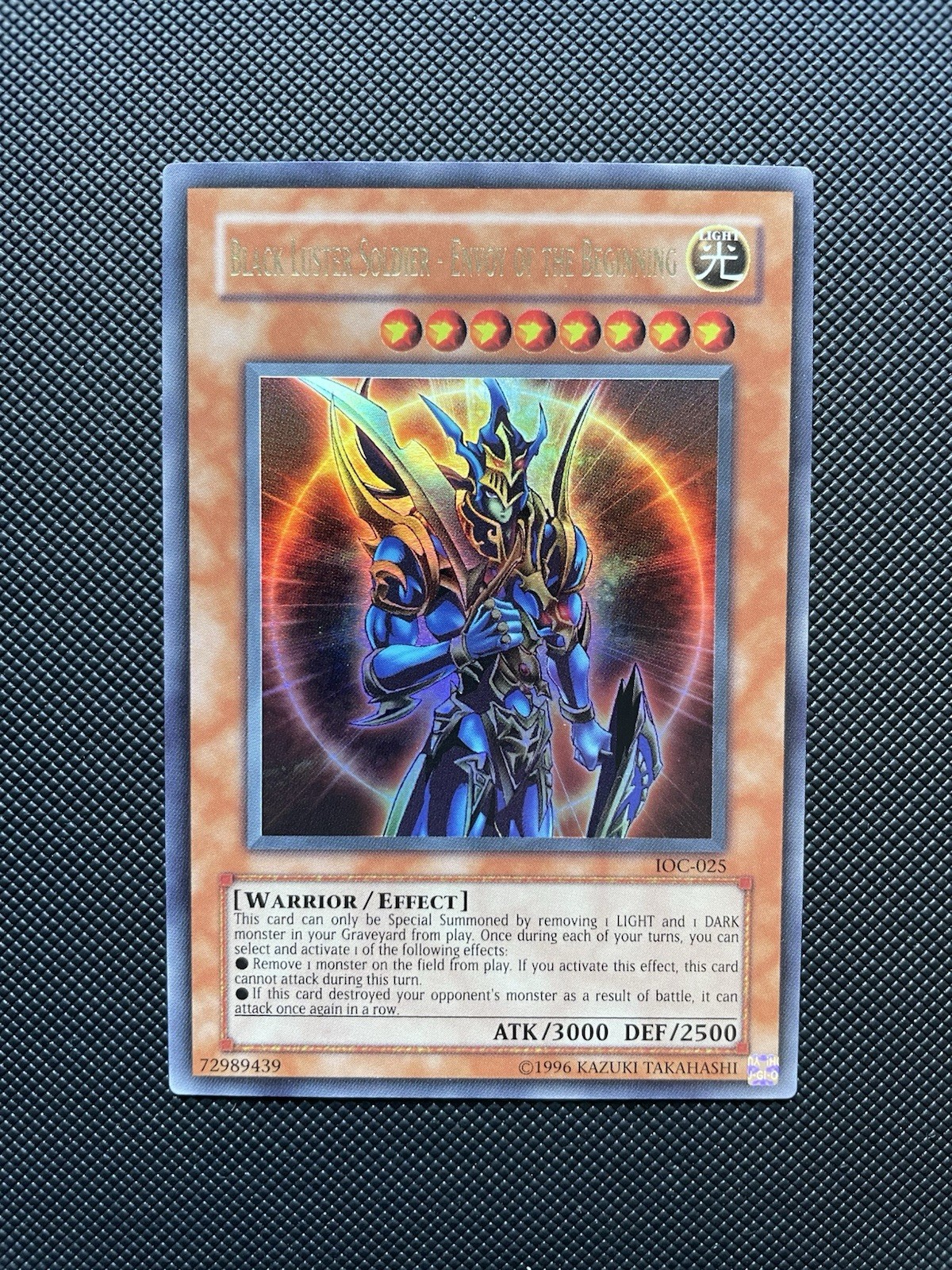 Yugioh Black Luster Soldier Envoy Of The Beginning IOC-025 Ultra Rare VLP