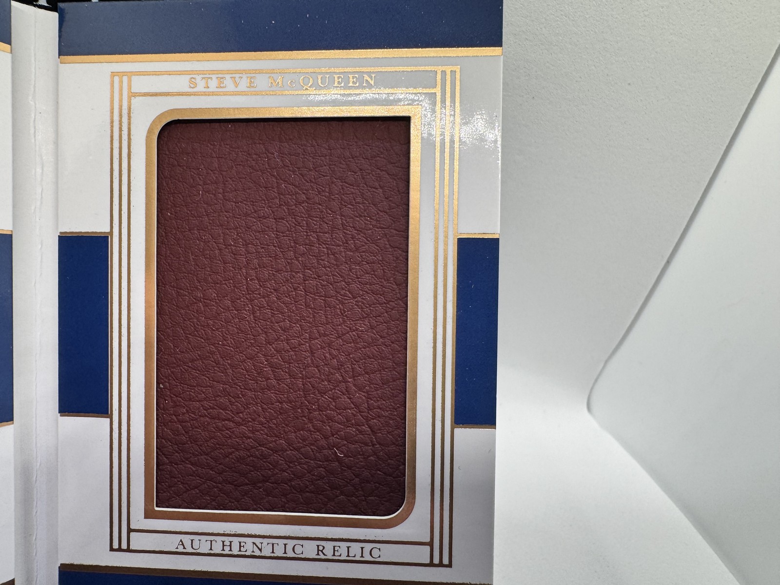 Steve McQueen Keepsake #71 Jumbo Booklet Leather Relic 44/50 LED Box Licensed