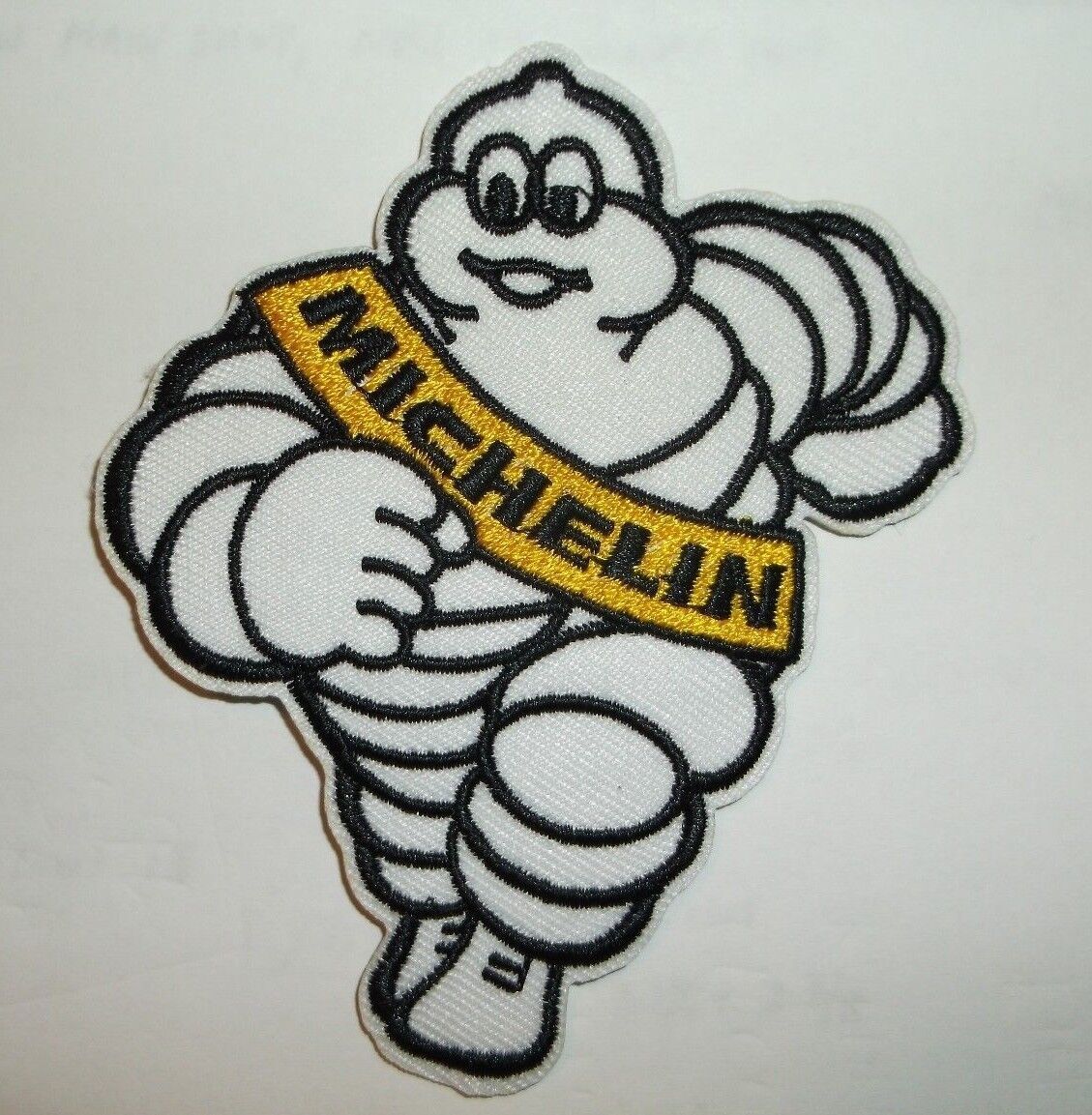 MICHELIN Man Tires Car Truck Embroidered Patch~Iron or Sew On~3 1/2″ x 3″