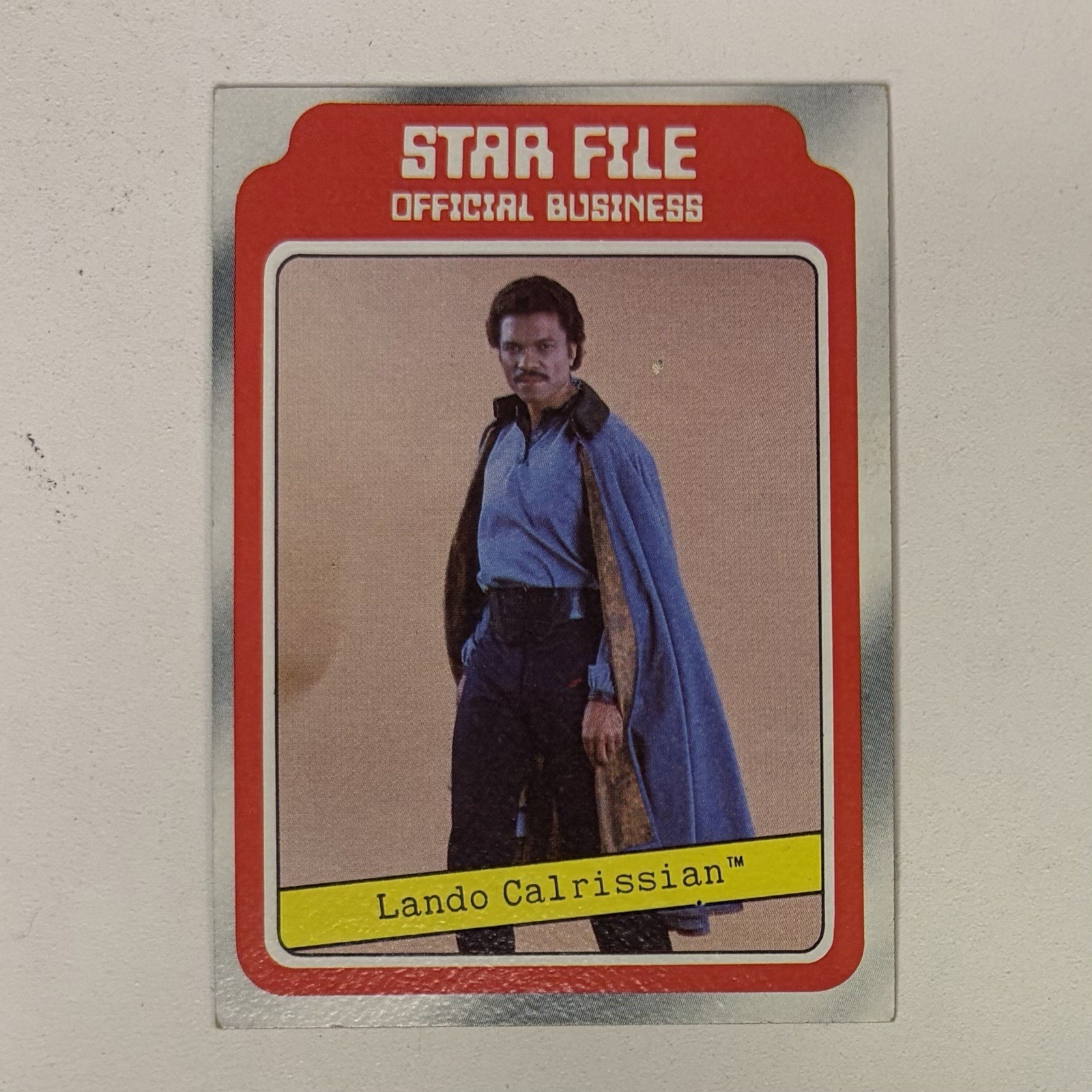 Lando Calrissian – 1980 Topps Star Wars: the Empire Strikes Back #8