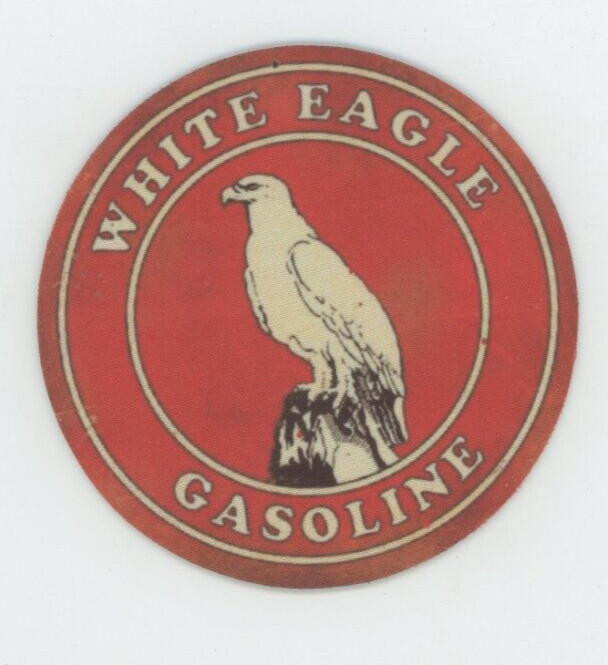 White Eagle Gasoline Drink COASTER – Vintage Design – Gas Station Memorabilia