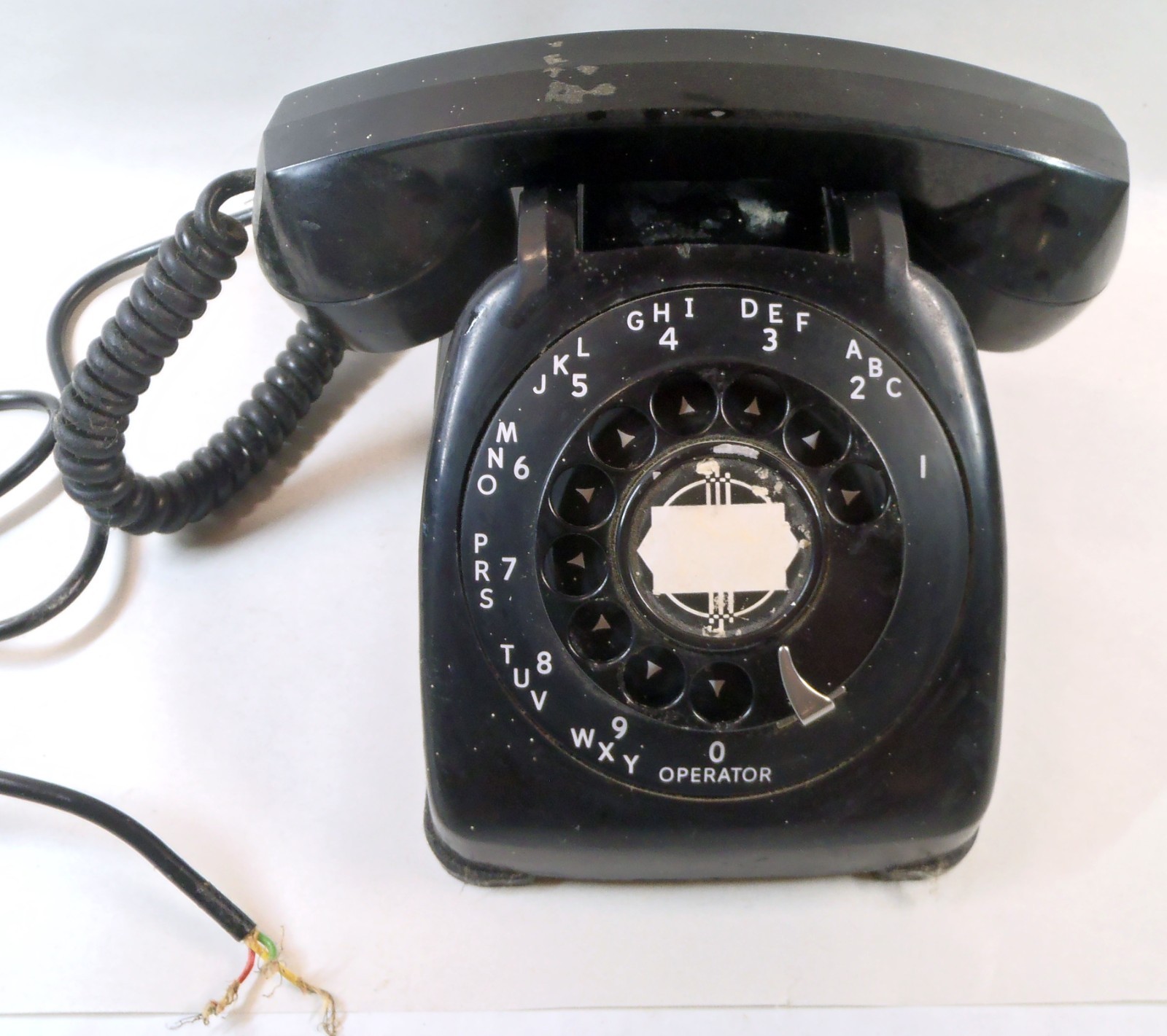 1960 Automatic Electric Monophone Black Rotary Telephone N802ASA 7-60-2