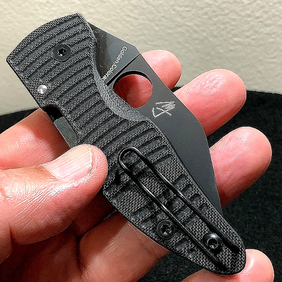 Spyderco MicroJimbo Salt CPM MagnaCut C264GMCBKP Wharncliffe DLC Folder