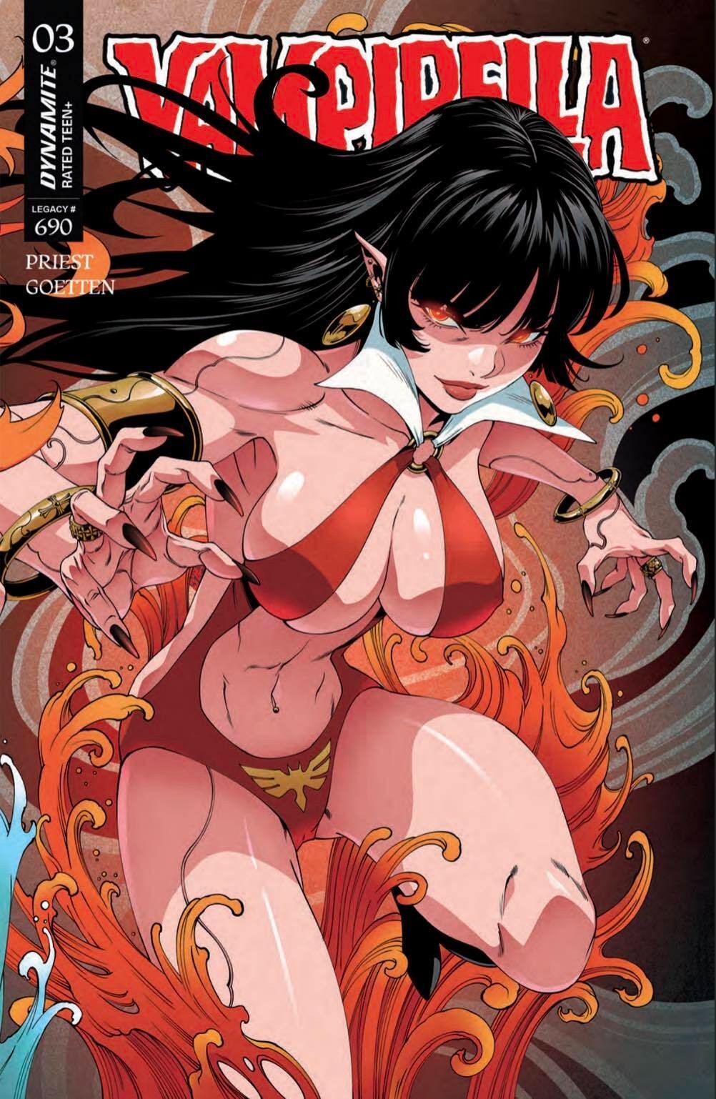 Vampirella #3 GODTAIL Trade Variant Cover (A) Dynamite LTD 500