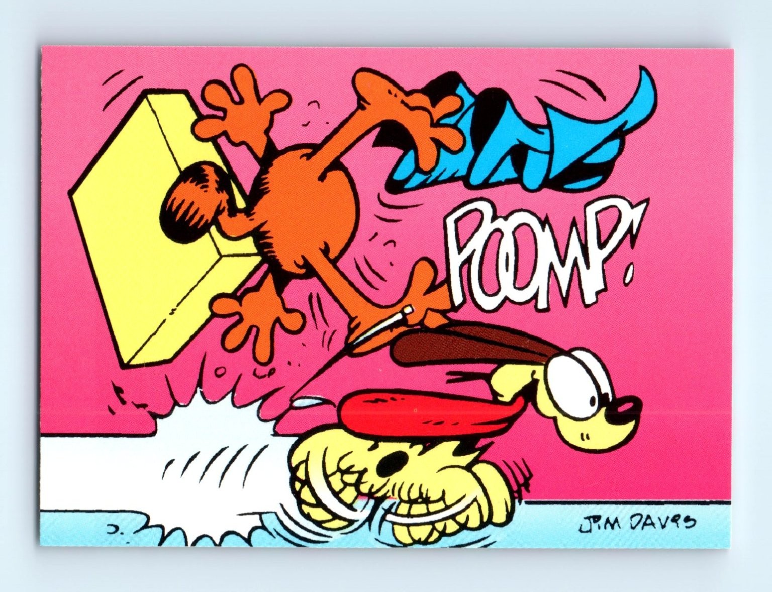 Garfield & Odie 1995 Krome Productions #17 Jim Davis Artwork